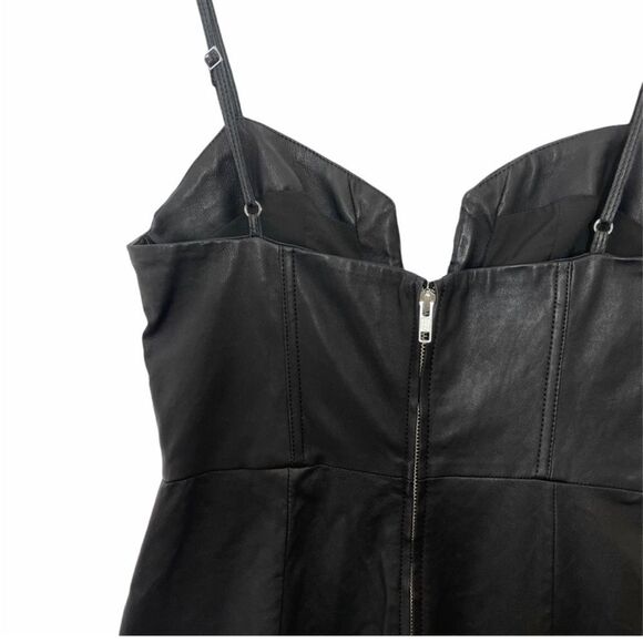 Camila Coelho Revolve Zofia Genuine Leather Jumpsuit - Picture 10 of 15